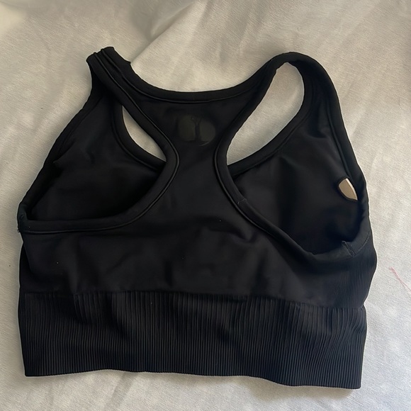 NWOT Womens First In Class Black Bra Top Center Podium - Picture 7 of 8